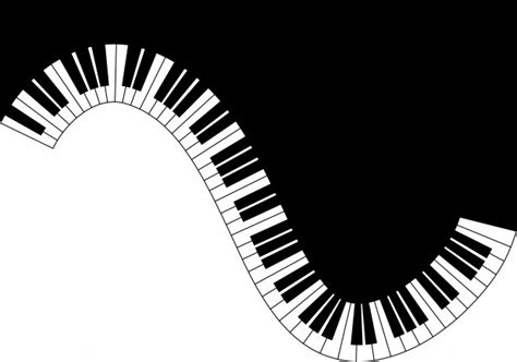 Piano Keyboard Waves Card Free Stock Photo Public Domain Pictures