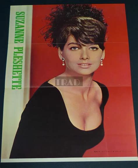 SUZANNE PLESHETTE SEXY 1965 Vintage JPN Pinup Poster 10x14 25x36cm Ff