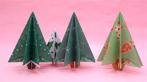 Yenil İl Üçün Kağızdan Əl Işi Yolka Ağacı Hazırlamaq Kağızdan Origami
