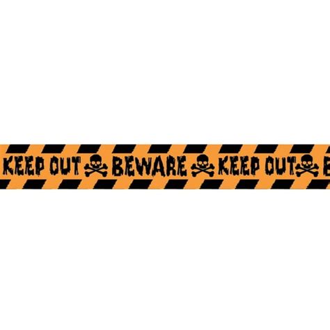 Halloween Keep Out Caution Tape 100ft