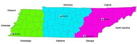 Knoxville Tennessee Time Zone Map Map