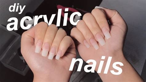 How I Do My Own Acrylic Nails Updated Youtube