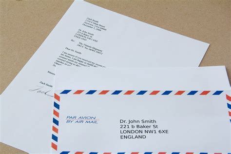 How To Address International Mail To England