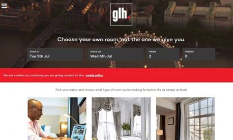 Glh Hotels Launches Choose Your Own Room Booking Service Article
