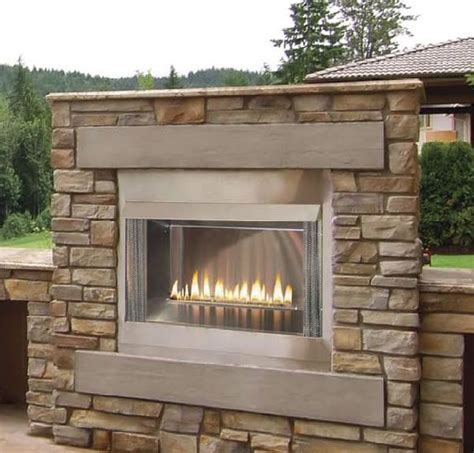 Superior 60 Outdoor Linear Fireplace Fines Gas Patio Fireplace