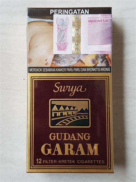 Eligió el nombre gudang garam después de un sueño sobre el antiguo almacén de sal que se encontraba frente a cap 93. Gudang Garam Surya 12 Kemasan Coklat (Surya 16 isi 12), Introduksi Surya 12 Untuk Daerah Yang ...
