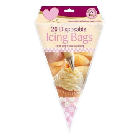 Disposable Piping Bags Pack Of 20 Bakers Boutique