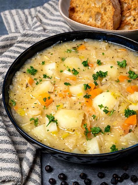 Polish Sauerkraut Soup Kapusniak Skinny Spatula