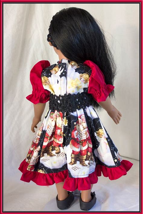 Christmas Dress Fits Like American Girl Doll Clothes With Etsy