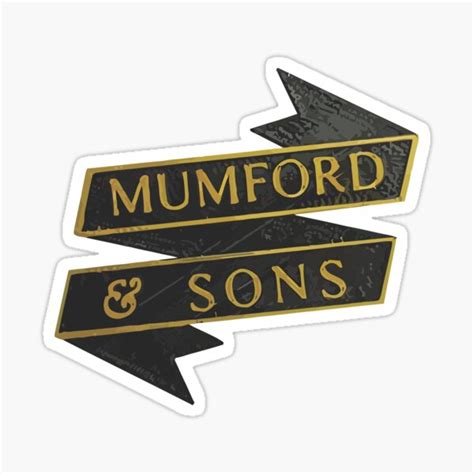 Mumford And Sons Bbel Sticker For Sale By Opoeneh Redbubble