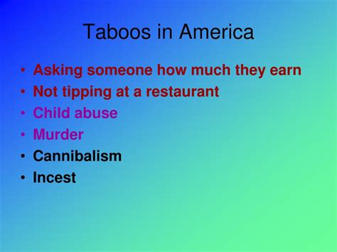 Ppt Taboos Across Culture Powerpoint Presentation Free Download Id