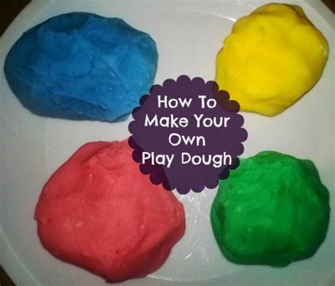 Make Your Own Playdough The Shirley Journey
