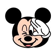 Emojis Micky Mouse LINE Emoji LINE STORE Fazer Adesivo De Unha