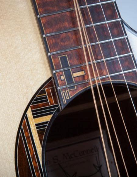 New Mcconnell Om Acoustic Guitar At Dream Guitars Guitar Inlay
