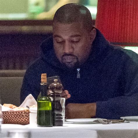 Kanye West Enjoys A Solo Dinner In Berlin During Grammys Weekend E