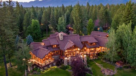 This Over The Top Log Cabin In Montana Just Hit The Market For 17 Million
