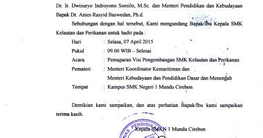 Contoh Surat Undangan Persami Pramuka Goresan