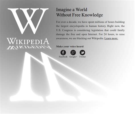 How To Access Wikipedia During The Sopa Blackout