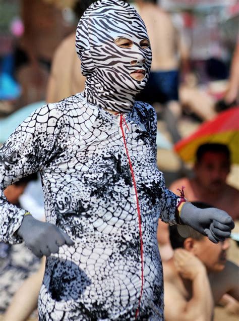 Facekinis The Chinese Swimwear Trend That Refuses To Die