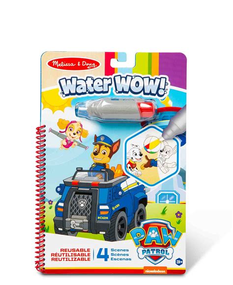 Melissa And Doug Paw Patrol Water Wow Chase The Culinarium