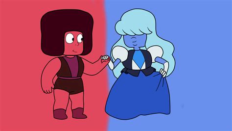 Steven Universe Ruby And Sapphire Fan Art By Shinyhunterwilliam On