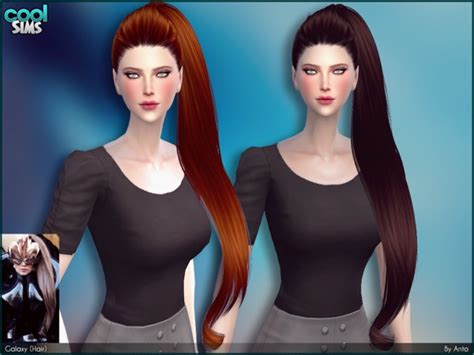 The Sims Resource Anto Galaxy Hair By Alesso Sims 4 Hairs