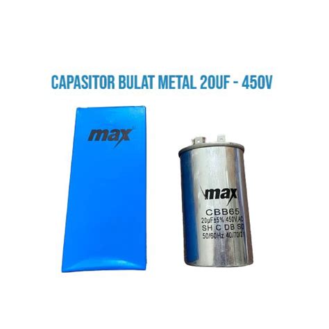 Jual Capasitor Tabung Metal Ac Uf V Kapasitor Tabung Cbb