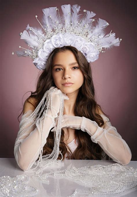 White Halo Crown Feather Headpiece Flower Halo Headpiece For Etsy