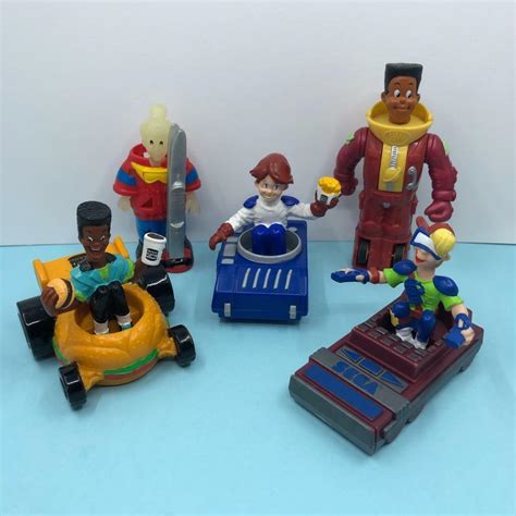 Vintage Burger King Kids Club Cool Kid Vid Sega Toy Figures Collection