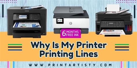 Why Is My Printer Printing Lines Epson Canon Hp