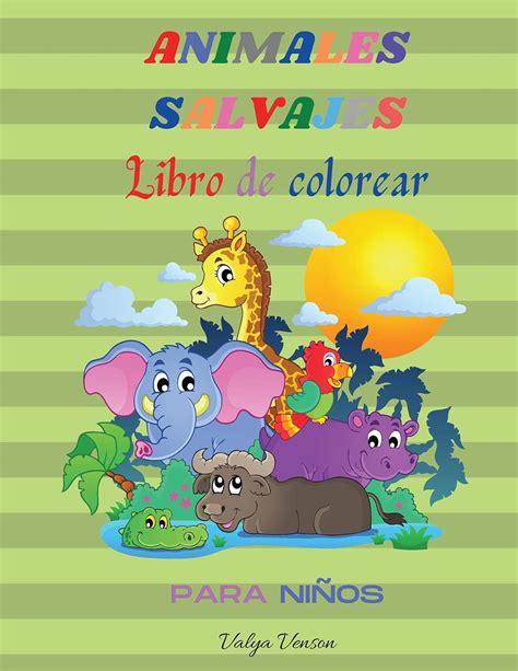 Buy Animales Salvajes Libro De Colorear Libro Para Colorear De Lindos