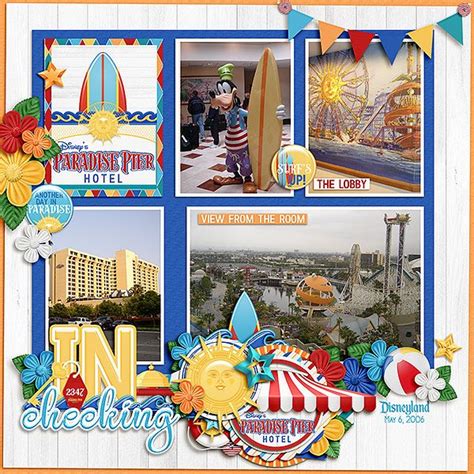 Layout Using Checking In Paradise Pier By Kellybell Designs