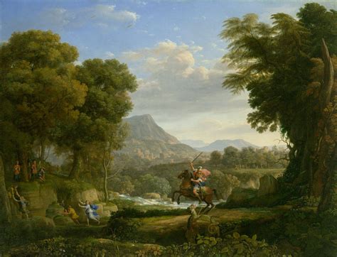 The Athenaeum Landscape With Saint George And The Dragon Claude