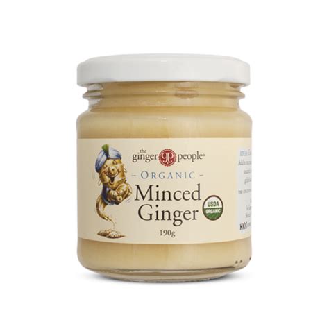The Ginger People Organic Minced Ginger 190g Asian Food Pantry