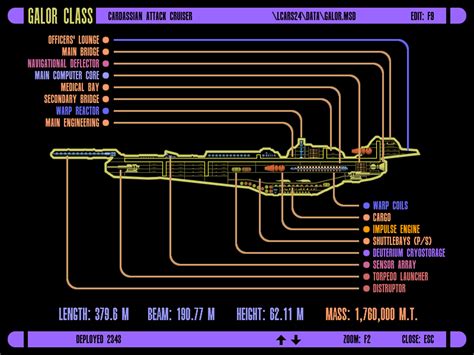 Star Trek Blueprints Lcars 24 Schematics