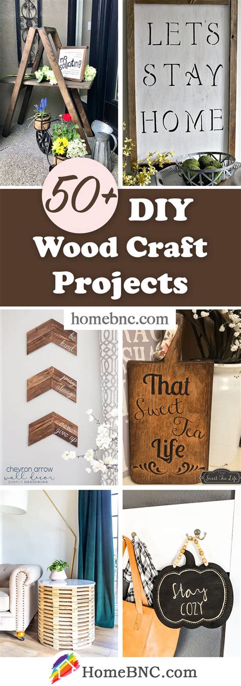 50 Creative Diy Wood Craft Projects You Should Try Wood Crafts Diy