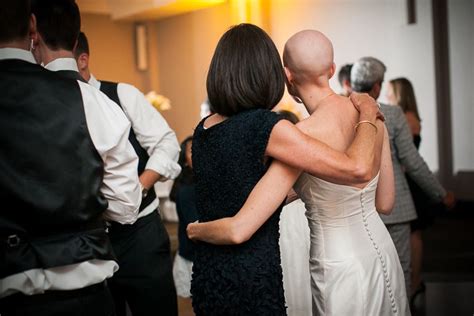 Courageous Bride Proves Bald Is Beautiful Bride Balding Couples