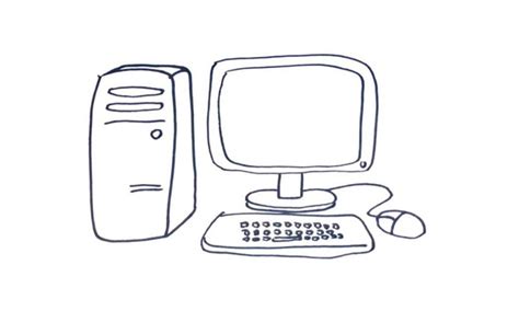 How To Draw A Computer My How To Draw