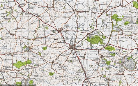 Historic Ordnance Survey Map Of Oakham 1946 Francis Frith