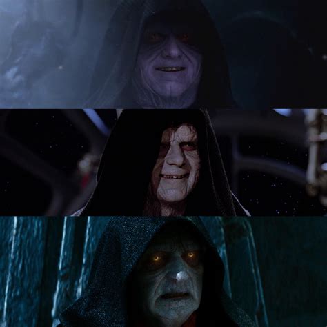 A Comparison Of Emperor Palpatine In All Three Trilogies Starwars