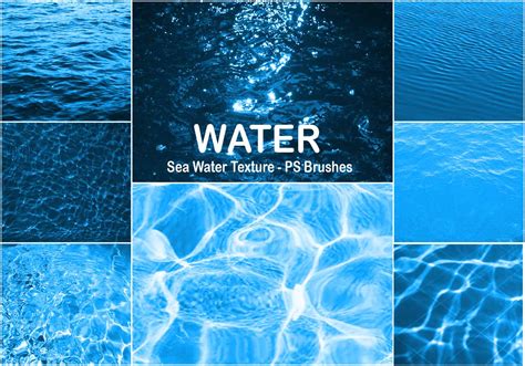 20 Sea Water Texture Ps Brushes Abr Vol5 Free Photoshop Brushes At
