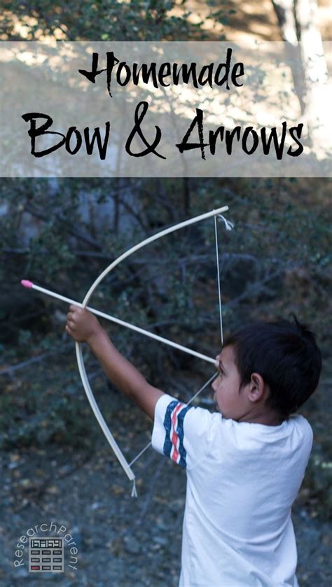 Make a diy bow and arrow! Homemade Bow and Arrows | Homemade bow and arrow, Homemade bows, Bow and arrow diy