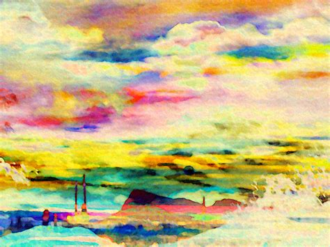 Ingyenes Háttérképek Festmény Tenger ég Dombok Arizona Egyszerű