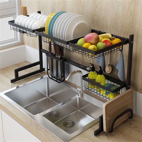 Jul 22, 2021 · below the stainless steel cooking grids lies the stainless steel cooking box that steadily distributes heat for the perfect meal. Black stainless steel kitchen rack sink sink dish rack ...