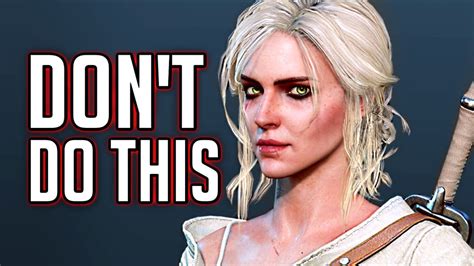 Witcher What Happens If Ciri Goes To The Brothel Youtube