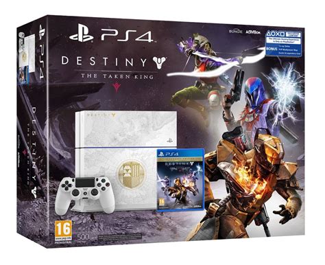Playstation 4 Limited Edition With Destiny The Taken King Pure Frosting