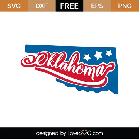 Free Oklahoma Svg Cut File