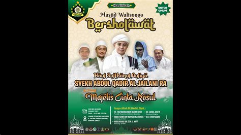 Shalawat Nariyah Versi Kh Taufiqurrahman Muzakki Syah Di Ponpes