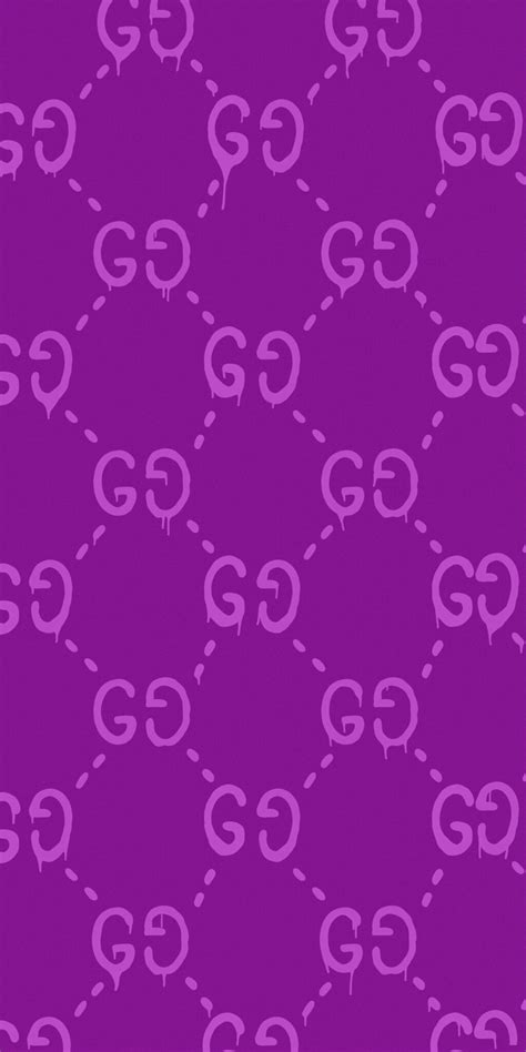 Gucci Ghost Pattern Purple Wallpapers Wallpapers Clan