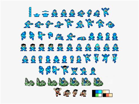 Megaman Unlimited Sprites Mega Man Gameboy Sprites Free Transparent Images And Photos Finder